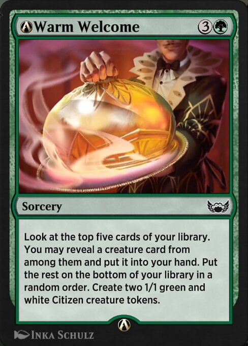 A-Warm Welcome - Streets of New Capenna Common Card