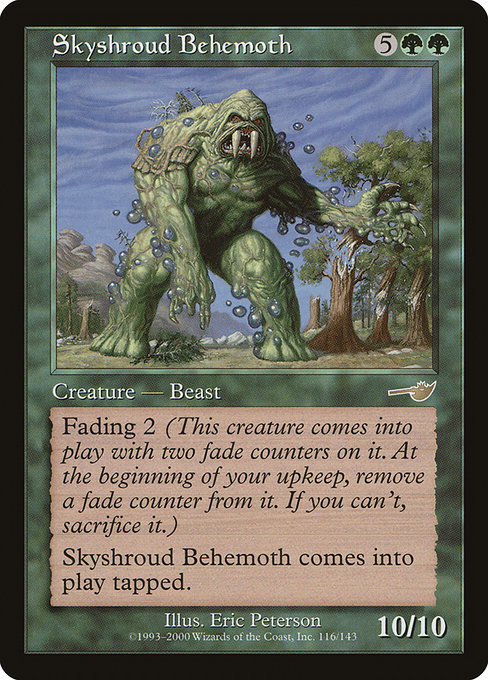 Skyshroud Behemoth - Nemesis Rare Card