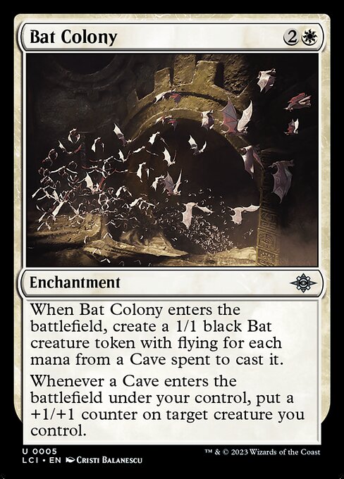 Bat Colony - The Lost Caverns of Ixalan Uncommon Card