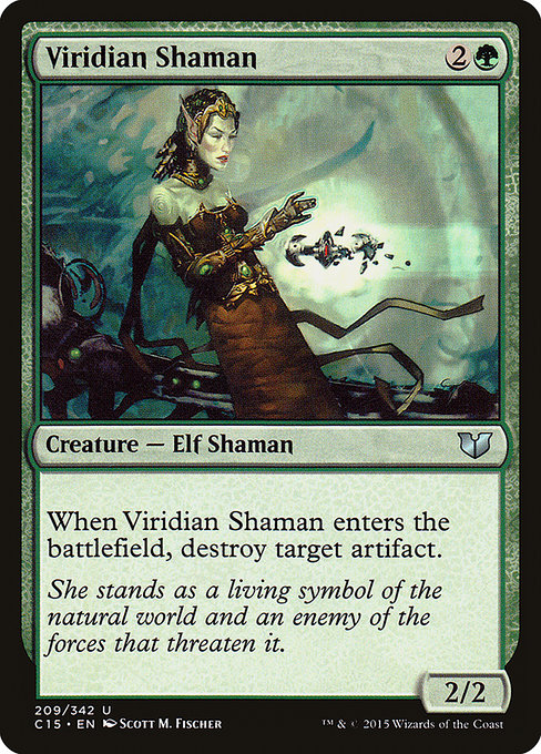 Viridian Shaman - Commander 2015 Uncommon Card