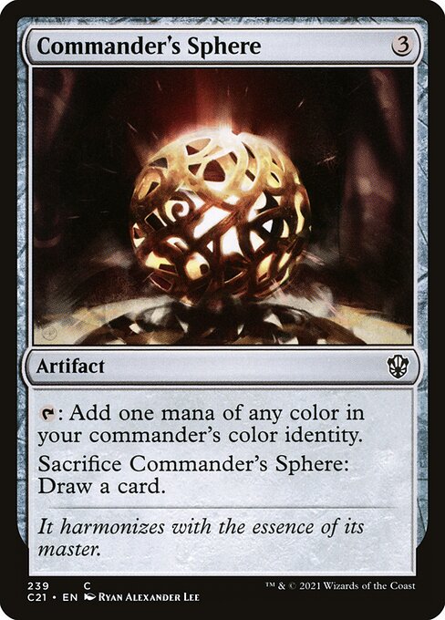 Commander's Sphere - Commander 2021 Common Card