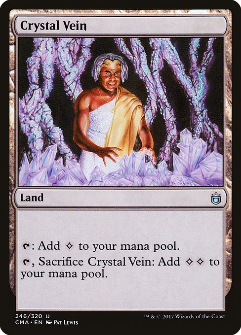 Crystal Vein - Commander Anthology Uncommon Card