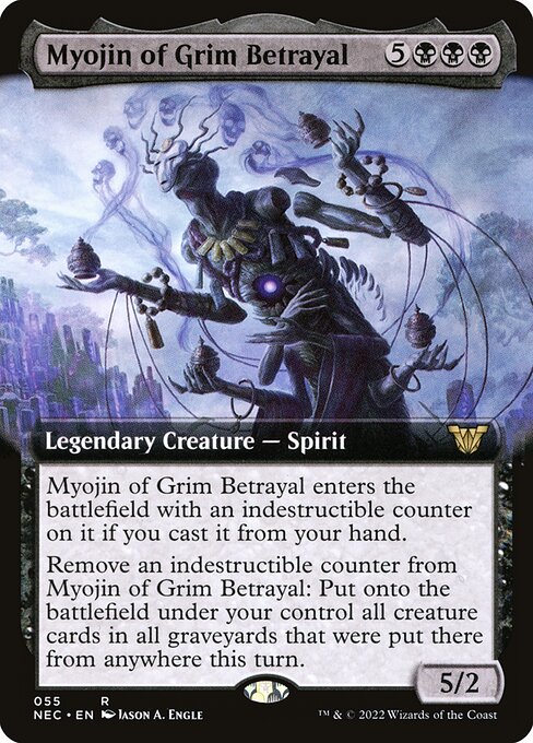 Myojin of Grim Betrayal - Neon Dynasty Commander Rare Card
