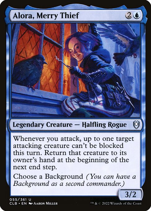 Alora, Merry Thief - Commander Legends: Battle for Baldur's Gate Uncommon Card