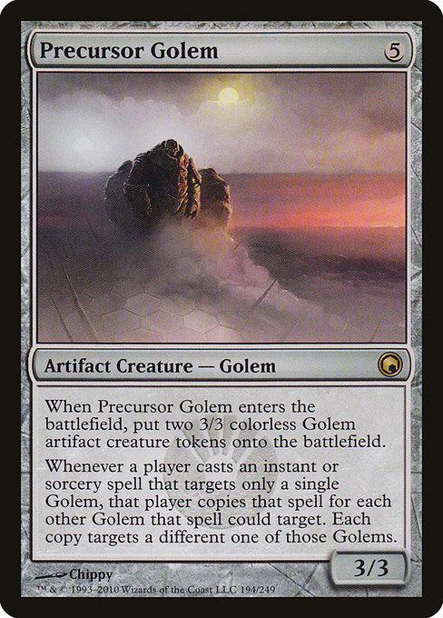 Precursor Golem - Scars of Mirrodin Rare Card