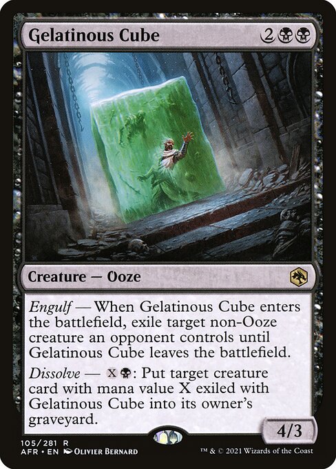 Gelatinous Cube - Adventures in the Forgotten Realms Rare Card