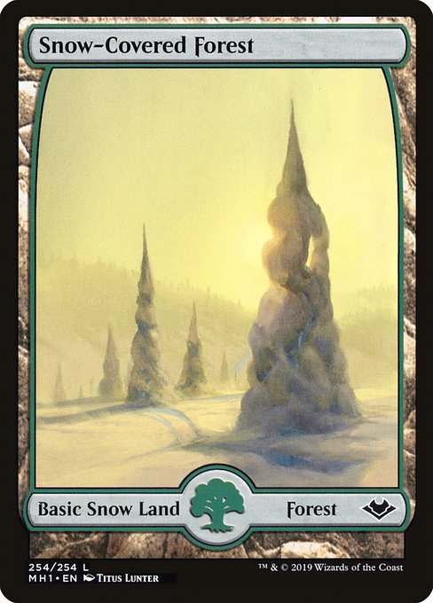 Snow-Covered Forest - Modern Horizons Common Card