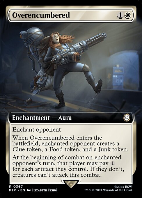 Overencumbered - Fallout Rare Card