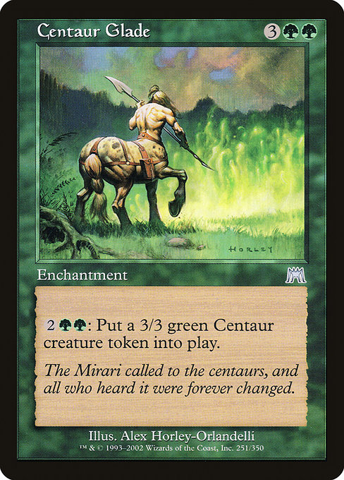 Centaur Glade - Onslaught Uncommon Card