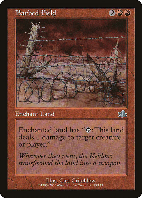 Barbed Field - Prophecy Uncommon Card