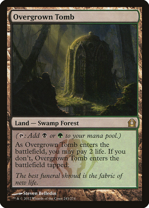 Overgrown Tomb - Return to Ravnica Rare Card