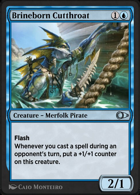 Brineborn Cutthroat - Pioneer Masters Uncommon Card