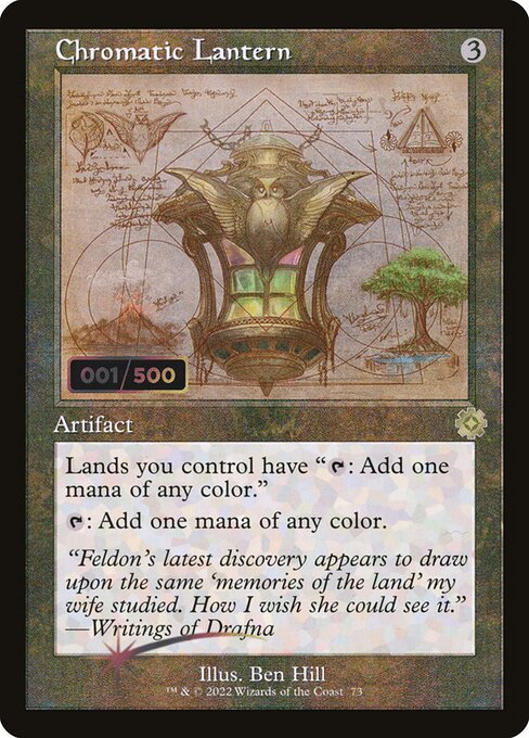 Chromatic Lantern - The Brothers' War Retro Artifacts Rare Card