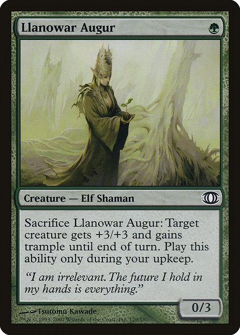 Llanowar Augur - Future Sight Common Card