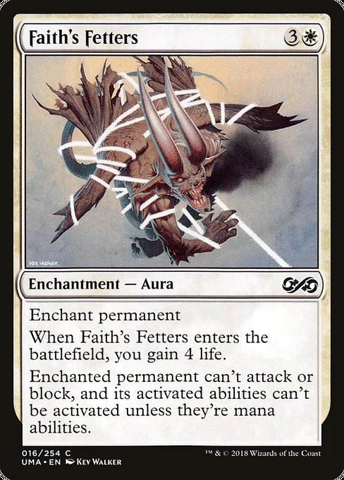 Faith's Fetters - Ultimate Masters Common Card