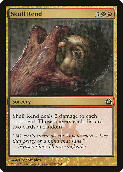 Skull Rend - Return to Ravnica Common Card