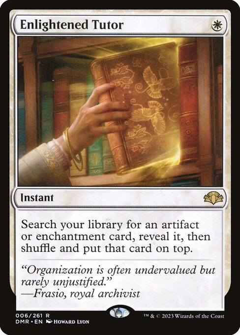 Enlightened Tutor - Dominaria Remastered Rare Card