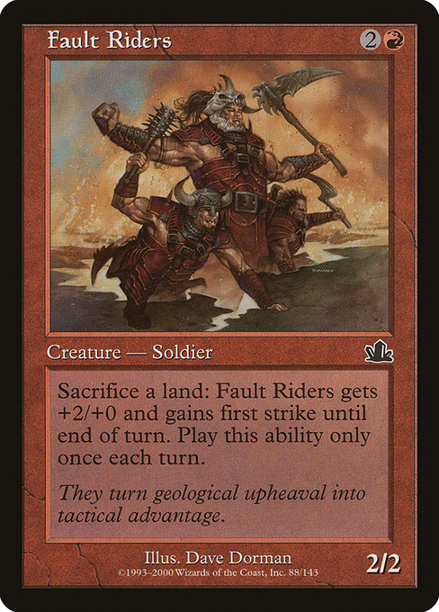 Fault Riders - Prophecy Common Card