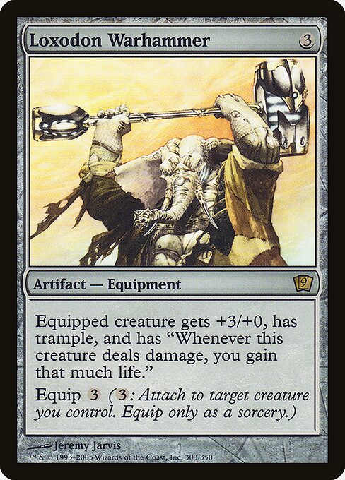 Loxodon Warhammer - Ninth Edition Rare Card