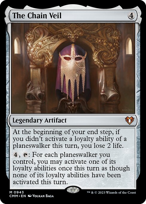 The Chain Veil - Commander Masters Mythic Card