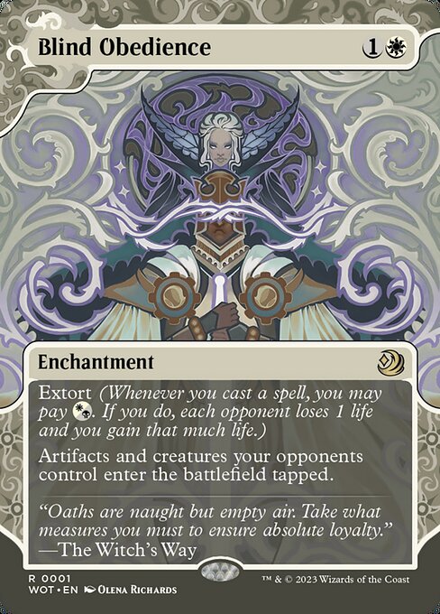 Blind Obedience - Wilds of Eldraine: Enchanting Tales Rare Card