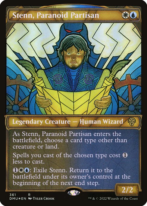 Stenn, Paranoid Partisan - Dominaria United Rare Card
