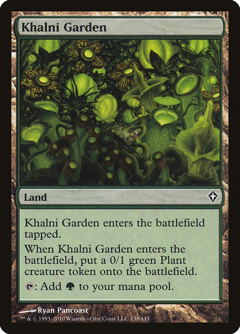Khalni Garden - Worldwake Common Card