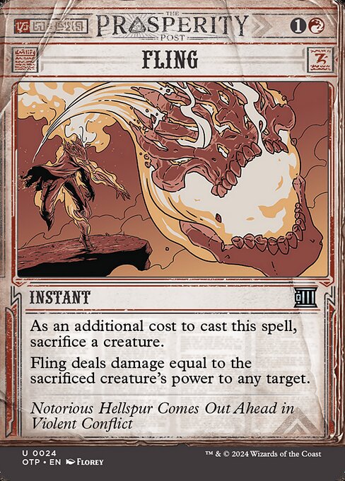 Fling - Breaking News Uncommon Card