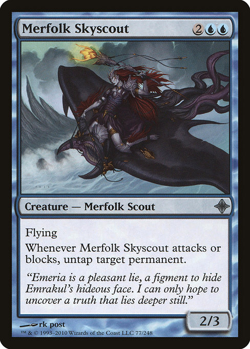 Merfolk Skyscout - Rise of the Eldrazi Uncommon Card