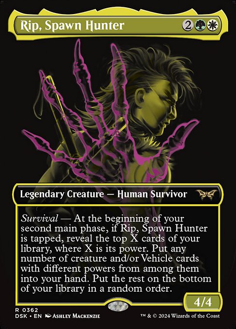 Rip, Spawn Hunter - Duskmourn: House of Horror Rare Card
