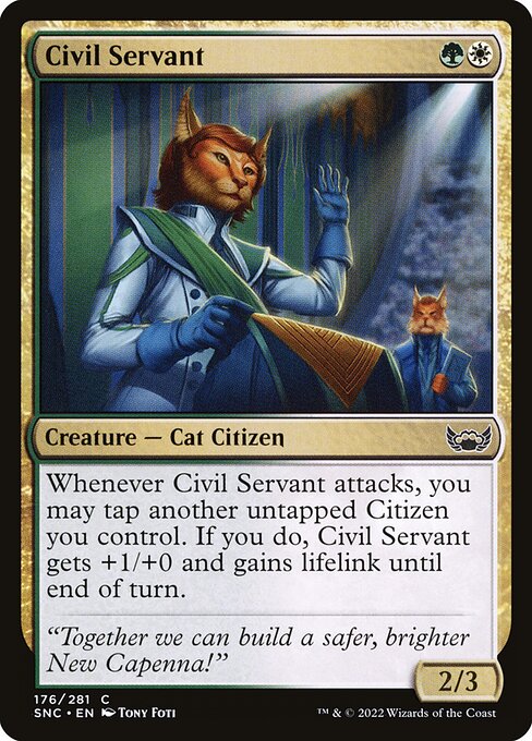 Civil Servant - Streets of New Capenna Common Card