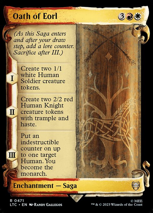 Oath of Eorl - Tales of Middle-earth Commander Rare Card