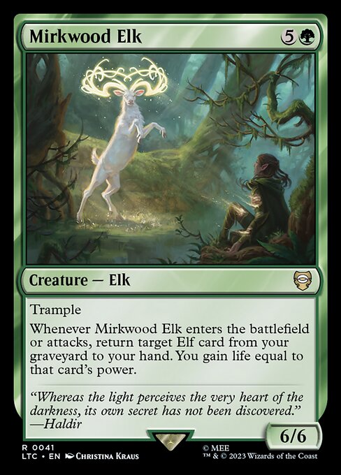 Mirkwood Elk - Tales of Middle-earth Commander Rare Card