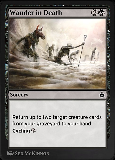 Wander in Death - Amonkhet Remastered Common Card