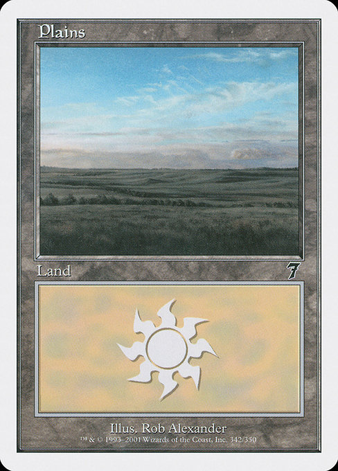Plains - Seventh Edition Common Card