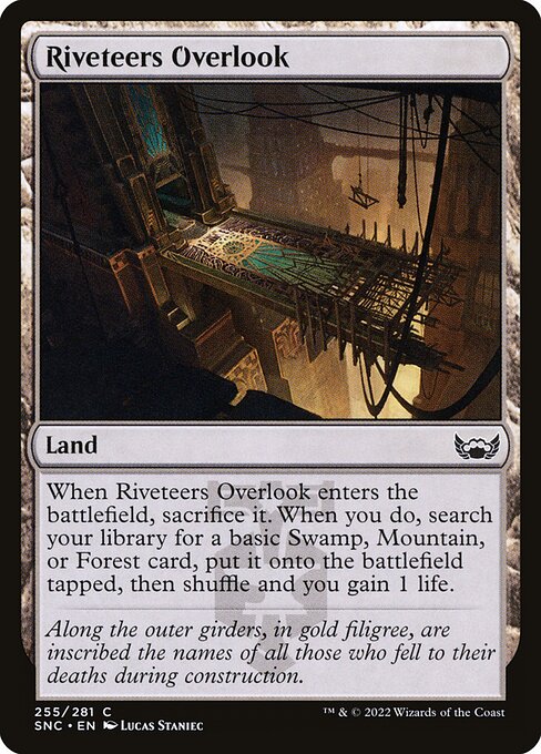 Riveteers Overlook - Streets of New Capenna Common Card