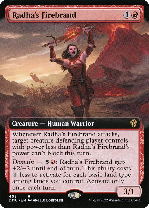 Radha's Firebrand - Dominaria United Rare Card