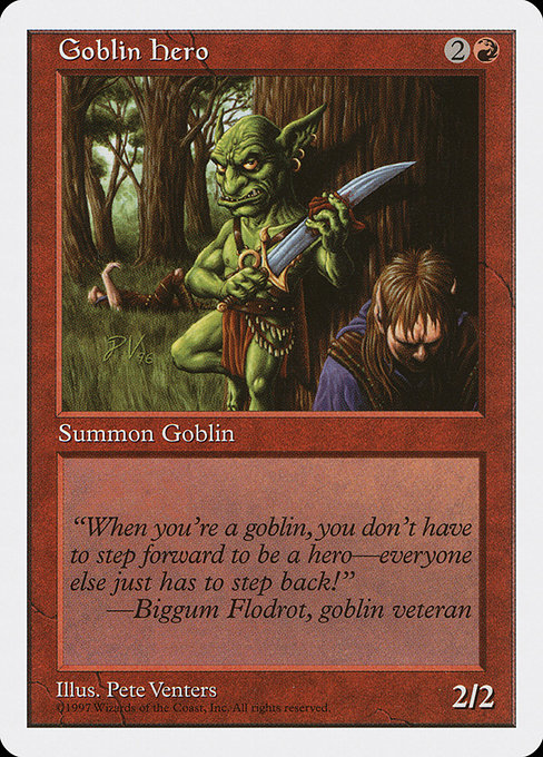 Goblin Hero - Fifth Edition Common Card