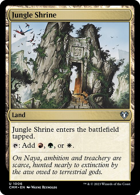 Jungle Shrine - Commander Masters Uncommon Card