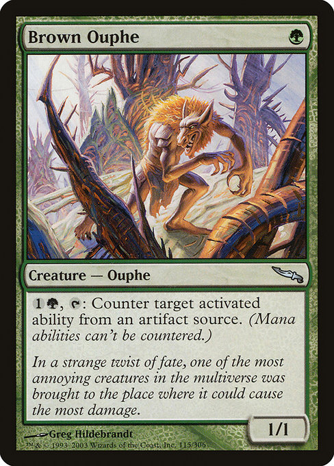 Brown Ouphe - Mirrodin Uncommon Card