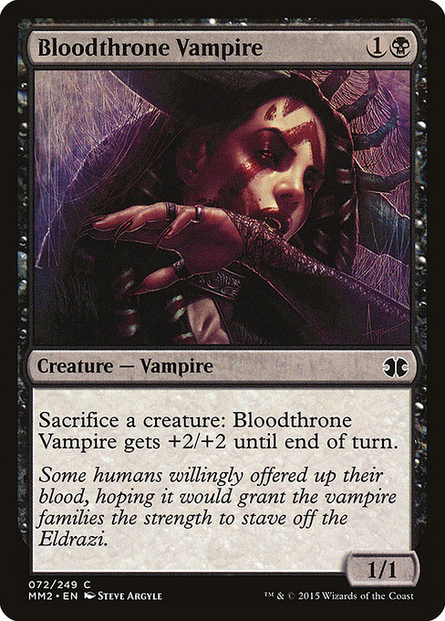 Bloodthrone Vampire - Modern Masters 2015 Common Card