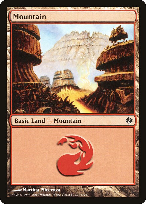 Mountain - Duel Decks: Venser vs. Koth Common Card