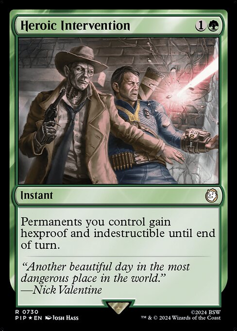 Heroic Intervention - Fallout Rare Card