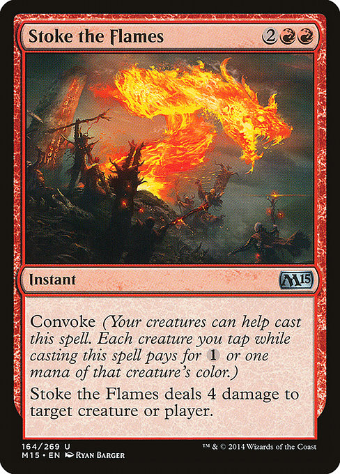 Stoke the Flames - Magic 2015 Uncommon Card