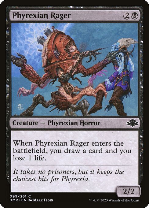 Phyrexian Rager - Dominaria Remastered Common Card