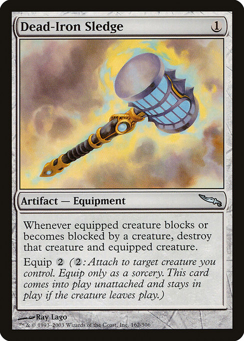 Dead-Iron Sledge - Mirrodin Uncommon Card