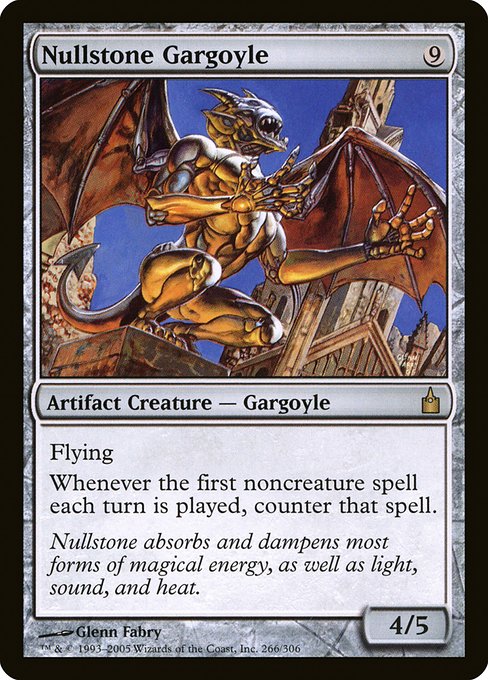 Nullstone Gargoyle - Ravnica: City of Guilds Rare Card