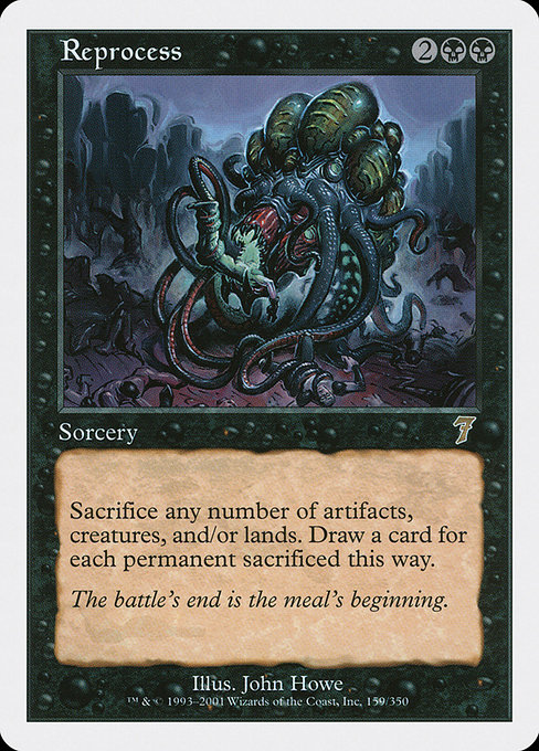 Reprocess - Seventh Edition Rare Card