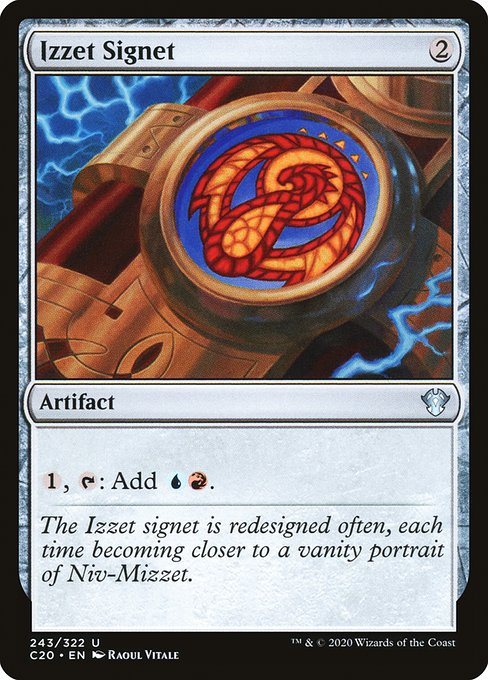 Izzet Signet - Commander 2020 Uncommon Card