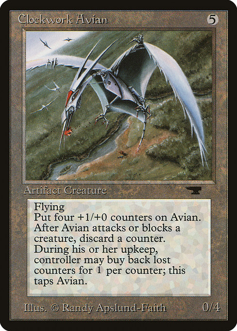 Clockwork Avian - Antiquities Rare Card